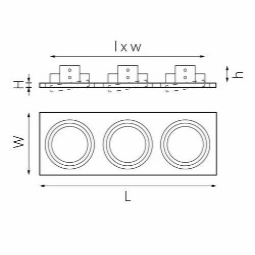 Комплект из светильника и рамки Intero 111 Intero 111 Lightstar i839070707