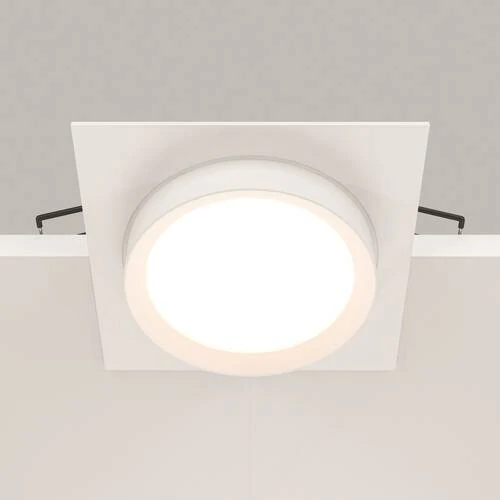 Встраиваемый светильник Downlight Hoop, 1xGX53 Белый (Maytoni Technical, DL086-GX53-SQ-W) - Amppa.ru