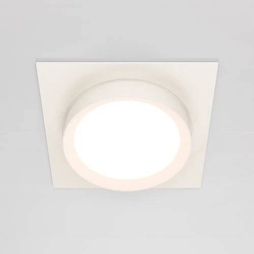 Встраиваемый светильник Downlight Hoop, 1xGX53 Белый (Maytoni Technical, DL086-GX53-SQ-W) - Amppa.ru