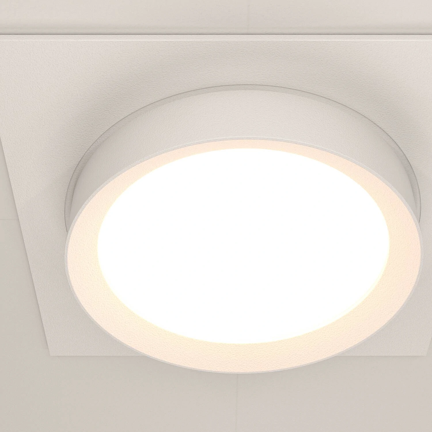 Встраиваемый светильник Downlight Hoop, 1xGX53 Белый (Maytoni Technical, DL086-GX53-SQ-W) - Amppa.ru