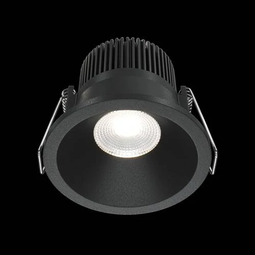 Встраиваемый светильник Downlight Zoom, LED 6W, 4000K, Черный (Maytoni Technical, DL034-01-06W4K-B) - Amppa.ru