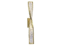 NEWPORT 8240 8246/A gold NEW , Бра, Gold Clear crystal L7,6*H65*Sp11,7 cm LED strip 17W 3000K 1700Lm