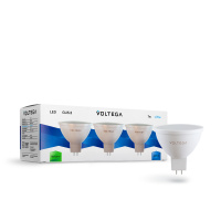 Лампочка Simple Sofit GU5.3, 3xGU5.3 4000K, Белый (Voltega, 7175)