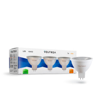 Лампочка Simple Sofit GU5.3 Lens, 3xGU5.3 2800K, Белый (Voltega, 7178)