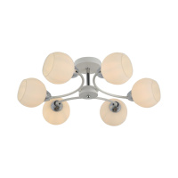 Люстра Потолочная Kodi Comfi, 6xe27, Белый; Хром (Lumion, 5647/6c)