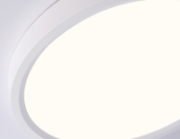 Светильник светодиодный ультратонкий 3000K-6500K с CCT-переключателем WH белый IP54 13W 3000K-6500K CCT-переключатель D230*25 (Без ПДУ) (Ambrella Light, FZ1901)