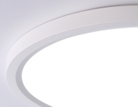 Светильник светодиодный ультратонкий 3000K-6500K с CCT-переключателем WH белый IP54 35W 3000K-6500K CCT-переключатель D450*25 (Без ПДУ) (Ambrella Light, FZ1907)