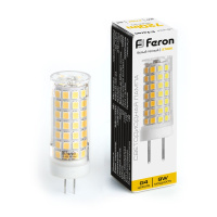 Лампа светодиодная Feron LB-434 G4 9W 175-265V 2700K, 38143