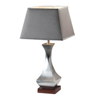 Настольная лампа Deco, Коричневый/Серебряный/Серебряный (Schuller, 661565 / 7367)