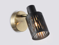 Настенно-потолочный спот в стиле лофт BK/SB чёрный/бронза E14 max 60W 180*100*150 (Ambrella Light, TR8667)