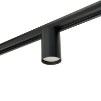 Светильник Feron AL133 трековый однофазный на шинопровод под лампу GU10, черный, 51121