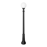 Садово-парковый фонарь Fumagalli Gigi/G250 G25.156.000.AYF1R, Черный и Матовый, с лампой 800Lm, 2700К
