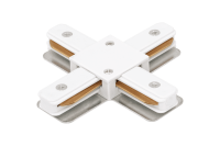 X-Коннектор для однофазных  трековых систем, белый,CN2-WH-X (00-00003726, DesignLed)