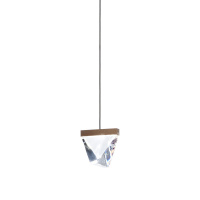 Подвесной светильник Tripla, Прозрачный/Бронзовый/Бронзовый (Fabbian, F41L0176)