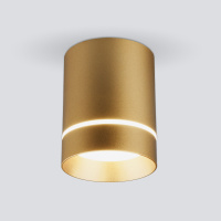 Накладной светодиодный светильник DLR021 9W 4200K золото матовый (Elektrostandard, Накладной светодиодный светильник)