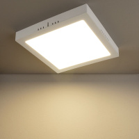 Универсальный накладной/встраиваемый потолочный светодиодный светильник DLS020 24W 4200K (Elektrostandard, Универсальный накладной/встраиваемый потолочный светодиодный светильник)