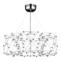 *SL6602.103.48 Светильник подвесной ST-Luce Хром/Прозрачный LED 1*48W 4000K GRAVETTA
